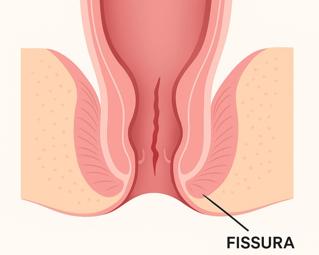 A fissura anal, ferida no ânus por fezes duras ou esforço, é comum, benigna, mas causa dor intensa. Clique na imagem para saber mais.